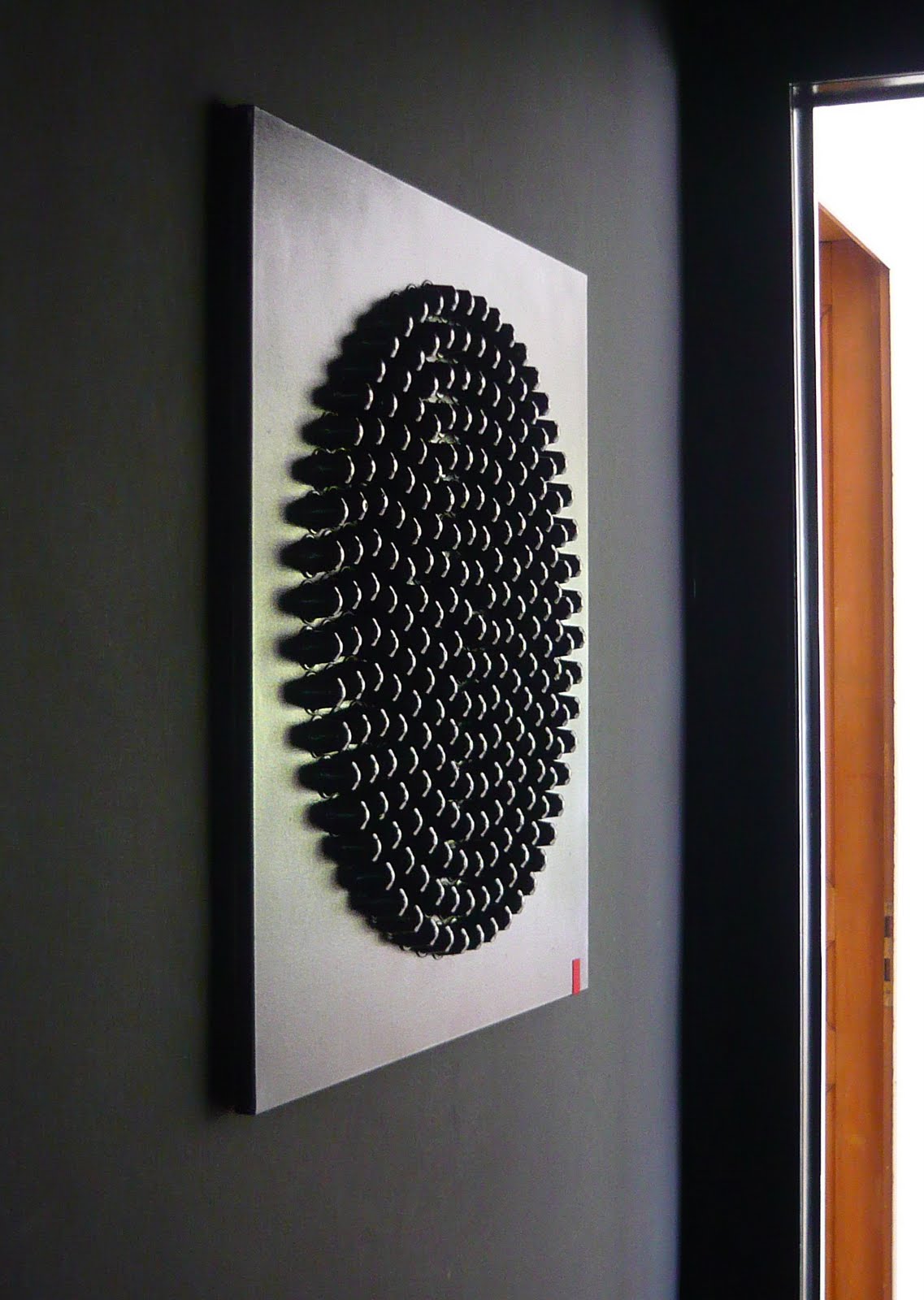 mest vil gøre stå på række Idée de tableau en capsules Nespresso | Abstract art diy, Coffee pods art,  Diy wall art decor