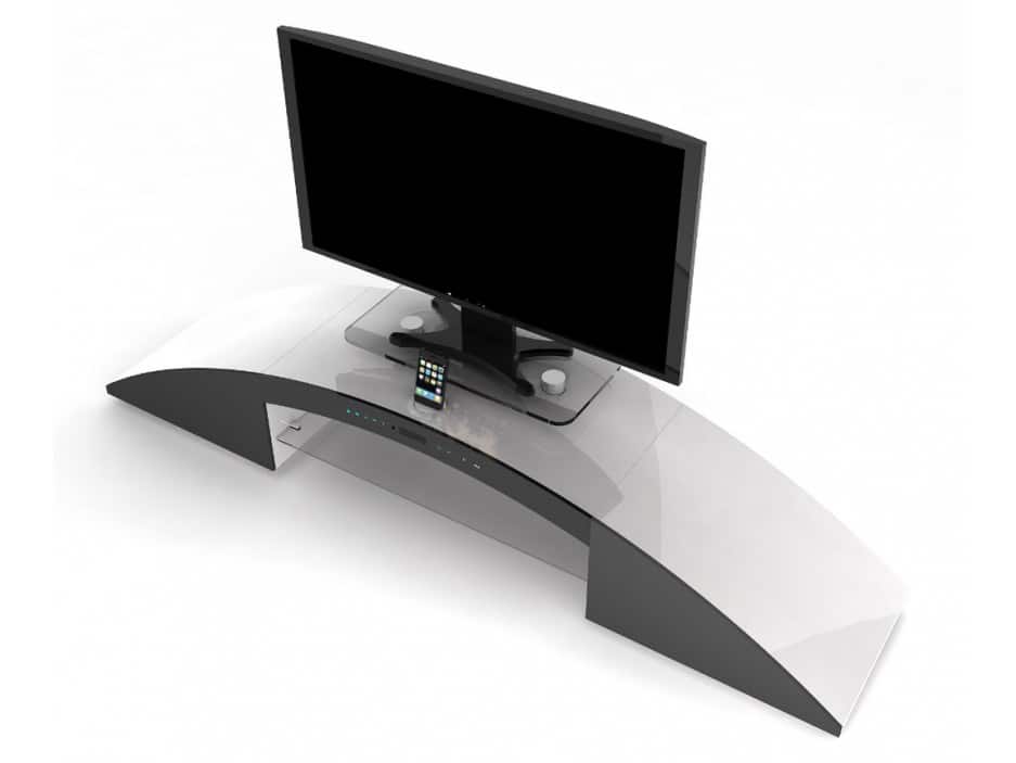 Meuble Tv Haut Parleur : Meuble Tv Avec Home Cinéma Intégré Décibel Meuble Tv Haut Parleur : Meuble Tv Avec Home Cinéma Intégré Décibel