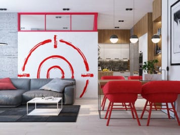 déco rouge