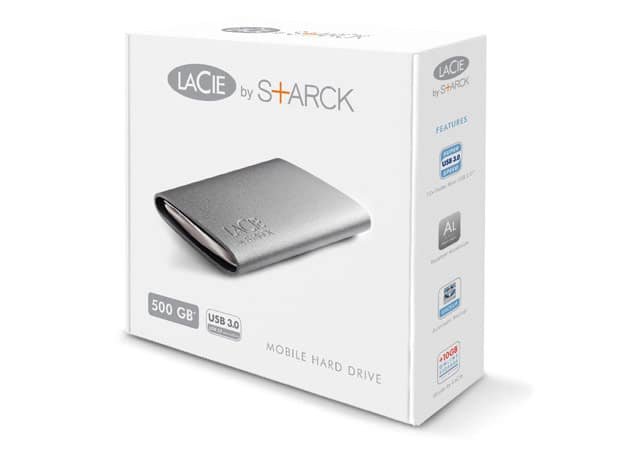 Le petit disque dur portable Philippe Starck pour LaCie Le petit disque dur portable Philippe Starck pour LaCie