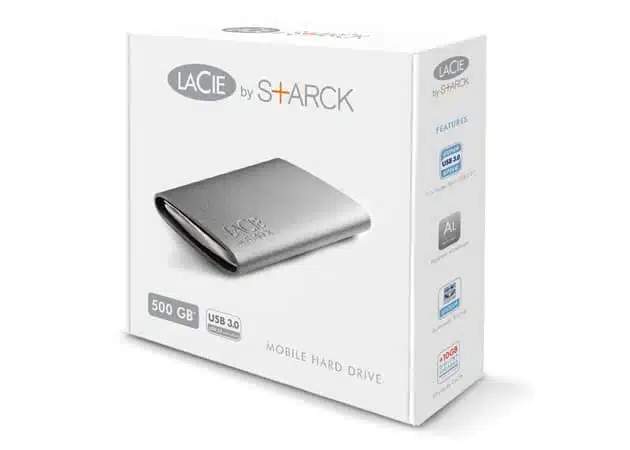 Le petit disque dur portable Philippe Starck pour LaCie Le petit disque dur portable Philippe Starck pour LaCie