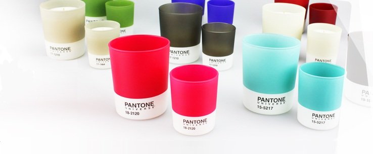 bougies Pantone bougies Pantone