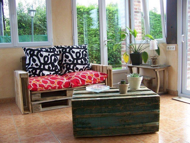 canapé palettes Antony Mazelin Upcycling