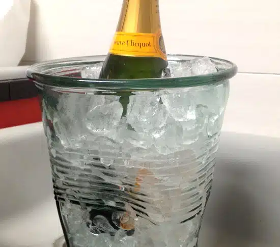 Seau à glace design le seau à champagne XXL Crushed Glass Seau à glace design le seau à champagne XXL Crushed Glass