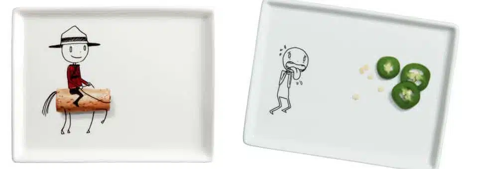 Assiette design : Oliver et ses drôles d'assiettes