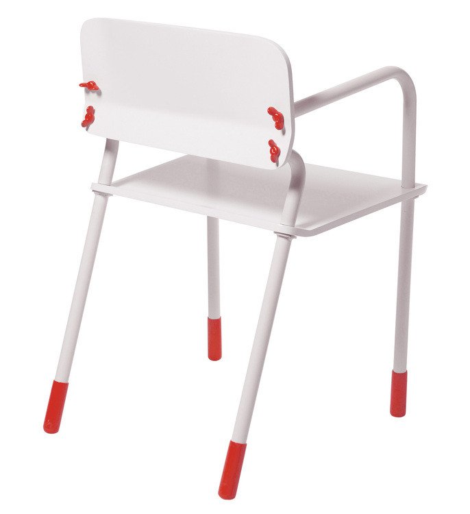 chaise en métal School Joke by Alessandro Zambelli chaise en métal School Joke by Alessandro Zambelli