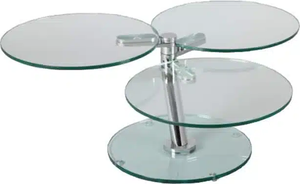 table basse articulé ronde