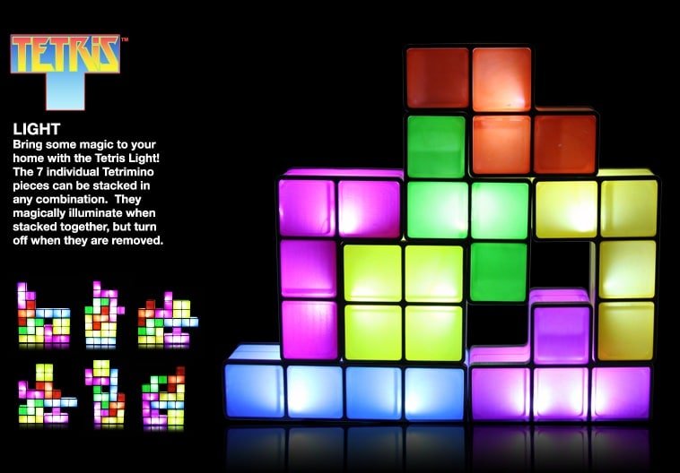 La lampe originale Tetris La lampe originale Tetris