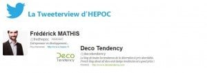 Frédérick MATHIS Tweeterview HEPOC
