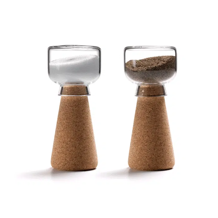 La salière design Cork by Oki Sato
