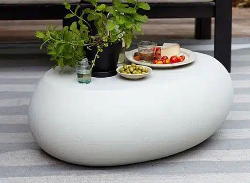 table basse galet Rock Steady