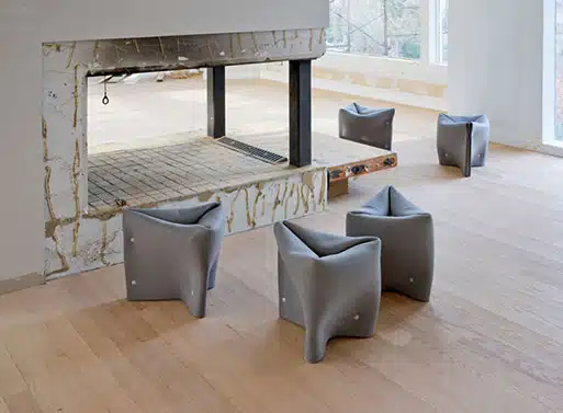 Tabouret design en feutre Lerival Tabouret design en feutre Lerival