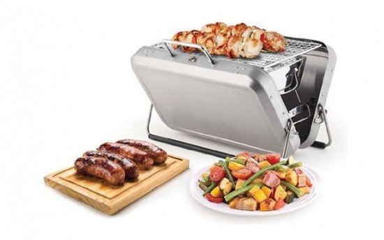 Barbecue portable Suitcase by Kikkerland Barbecue portable Suitcase by Kikkerland