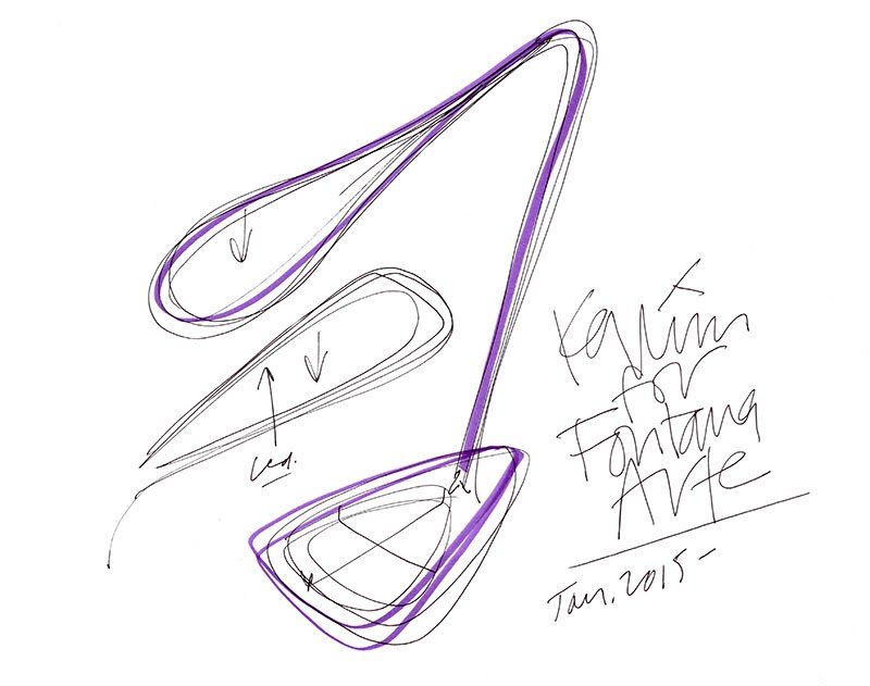 Kinx lampe USB Fontana Arte Kinx lampe USB Fontana Arte Karim Rashid