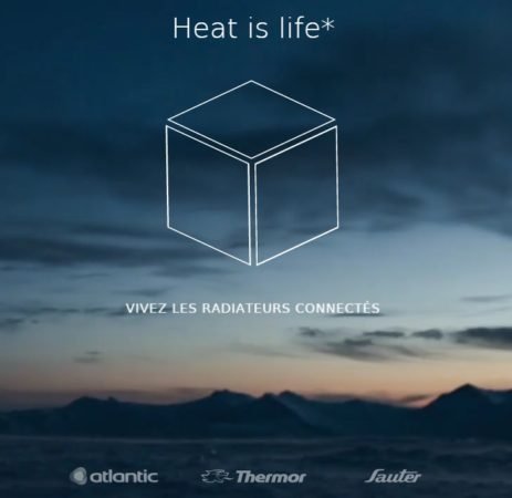 Atlantic Sauter Thermor radiateurs connectés The Cube Atlantic Sauter Thermor radiateurs connectés The Cube