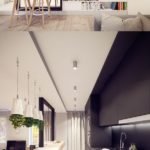 Deco cuisine noir blanc bois