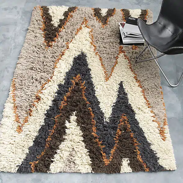 Kravitz Design Lenny Kravitz CB2 tapis Vibrations zigs zags