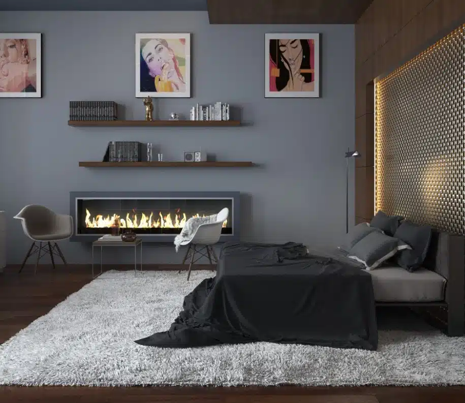 Une chambre masculine sur le thème du voyage deco masculine chambre