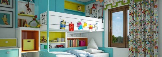 chambres d enfant deco hyper colorees