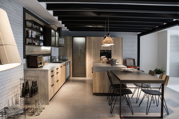 Une cuisine au style moderne Snaidero cuisine loft moderne