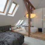 Aménagement des combles Attic Loft Cuns Studio