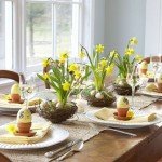 décoration de table pour Pâques