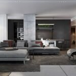 appartement moderne aux légers accents classiques