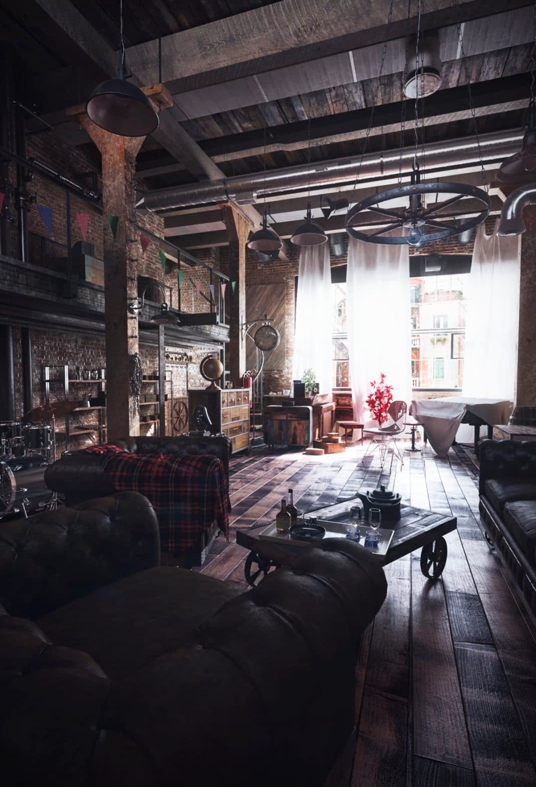 atmosphère décontractée de ce loft atmosphère décontractée de ce loft