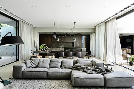 décoration grise simpliste