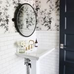 idées déco de salle de bain en noir et blanc
