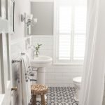 idées déco de salle de bain en noir et blanc