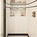 idées déco de salle de bain en noir et blanc