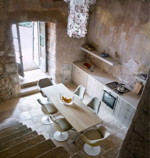 Décoration en pierre