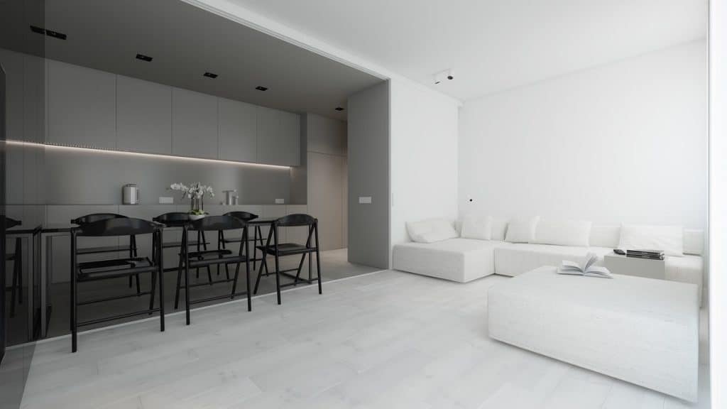 Un décor presque monochromatique