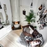 Un petit espace décoré simplement mais avec confort