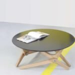 table basse relevable Karim Fargeau Boulon Blanc