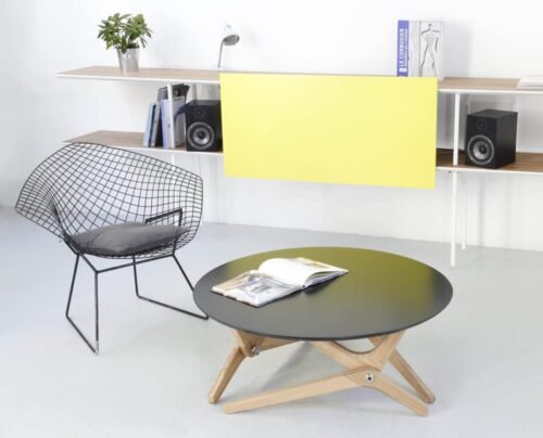 table basse relevable Karim Fargeau Boulon Blanc