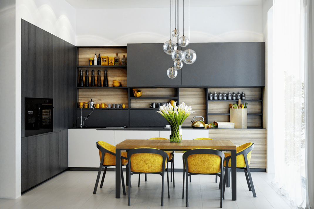 Quelle couleur avec le jaune dans une cuisine Quelle couleur avec le jaune dans une cuisine