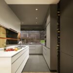 maison contemporaine aux couleurs automnales