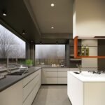 maison contemporaine aux couleurs automnales