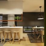 maison contemporaine aux couleurs automnales