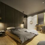 maison contemporaine aux couleurs automnales