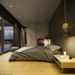 maison contemporaine aux couleurs automnales