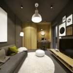 maison contemporaine aux couleurs automnales