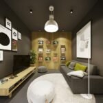 maison contemporaine aux couleurs automnales