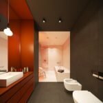 maison contemporaine aux couleurs automnales