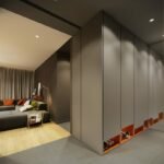 maison contemporaine aux couleurs automnales