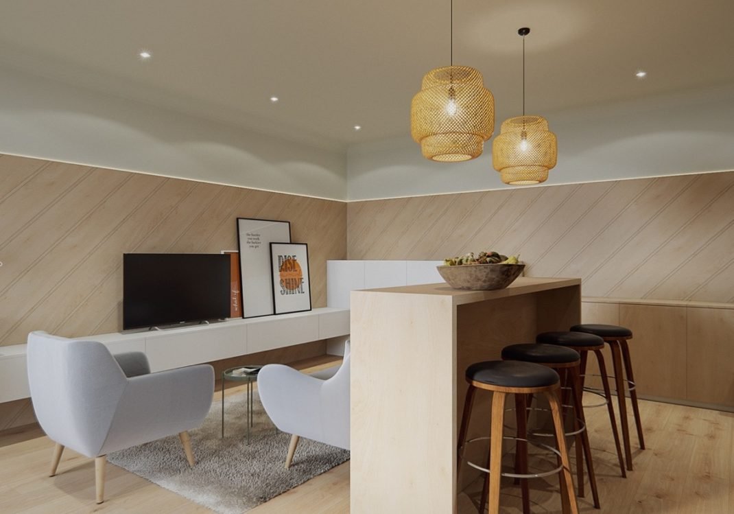 Gagner de l’espace dans un appartement avec une division de l’espace Gagner de l’espace dans un appartement avec une division de l’espace
