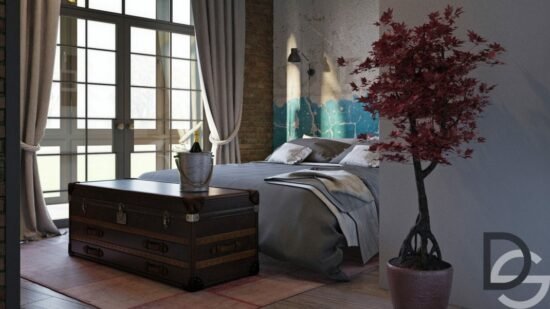 loft industriel bohème