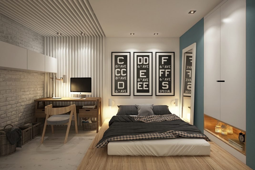 La brique peut a elle seule être la déco d'une chambre et de ses murs La brique peut a elle seule être la déco d'une chambre et de ses murs